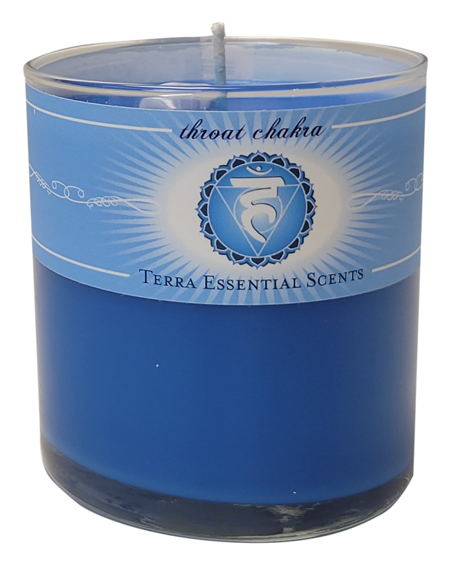 Throat Chakra Candle Terra Essential Scents